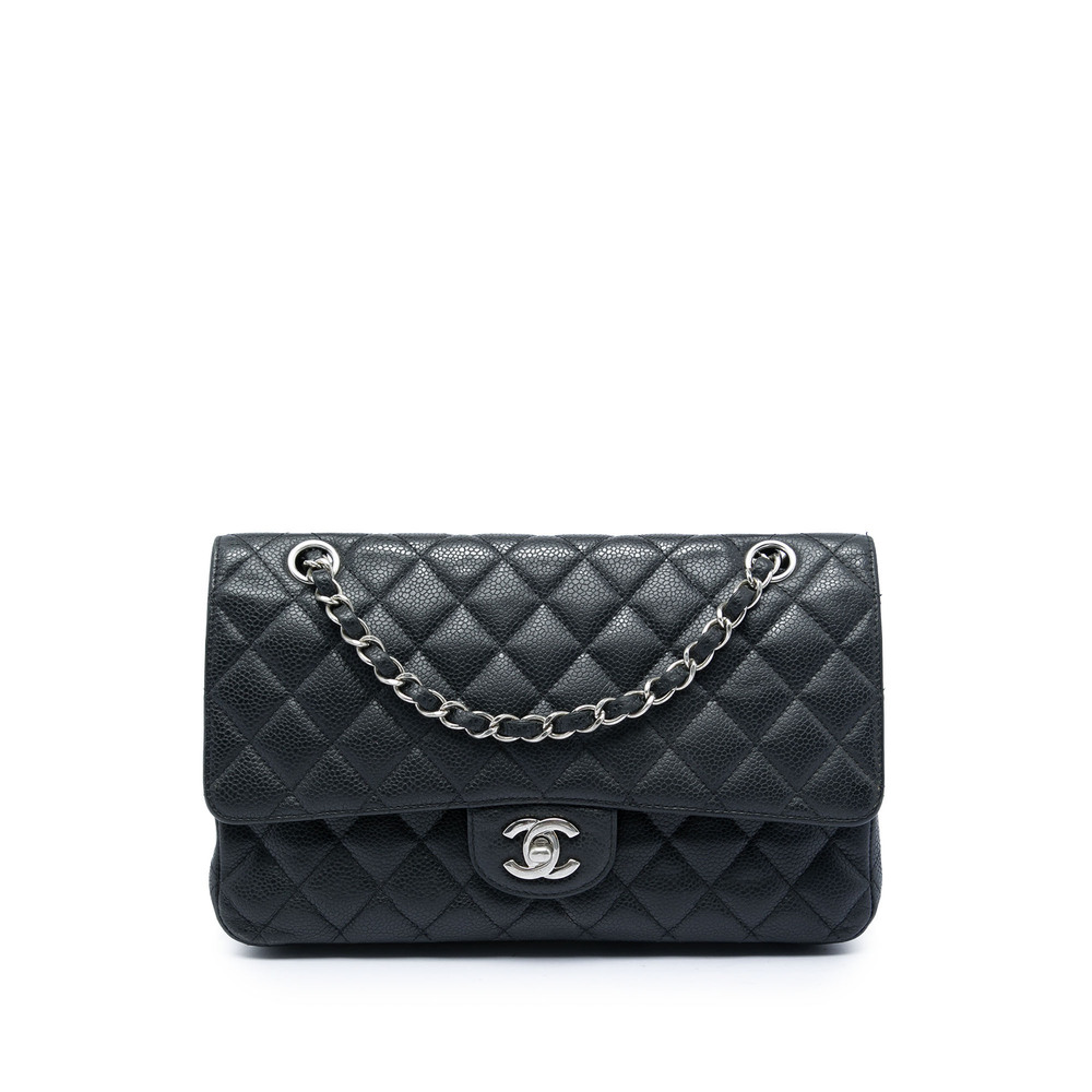 Pre-Loved Chanel Medium Classic Caviar Double Flap